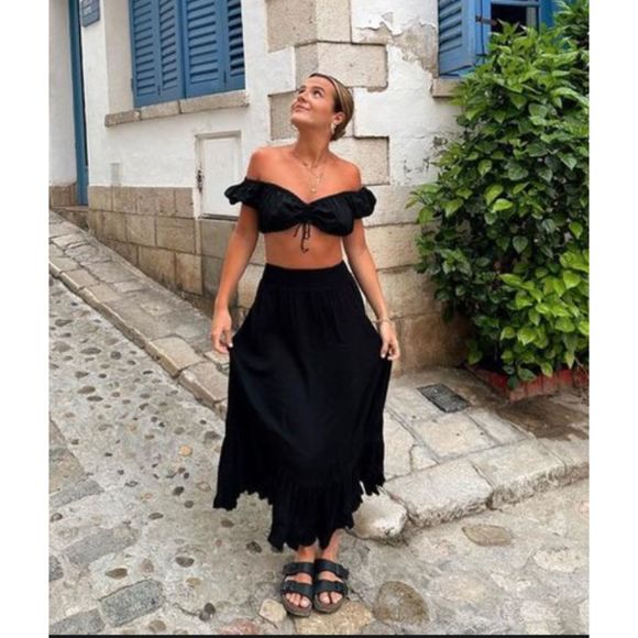 Birkenstock Unisex Arizona Sandal Black Birko-Flor 37 N EU (6-6.5 US) BI25 - Picture 2 of 9